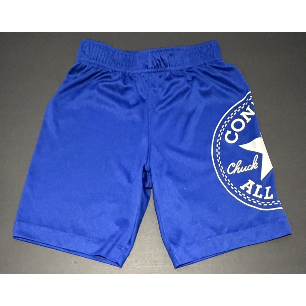 Converse Chuck Taylor All Star Royal Blue White Logo Shorts Youth S 8-10 Yrs HTF